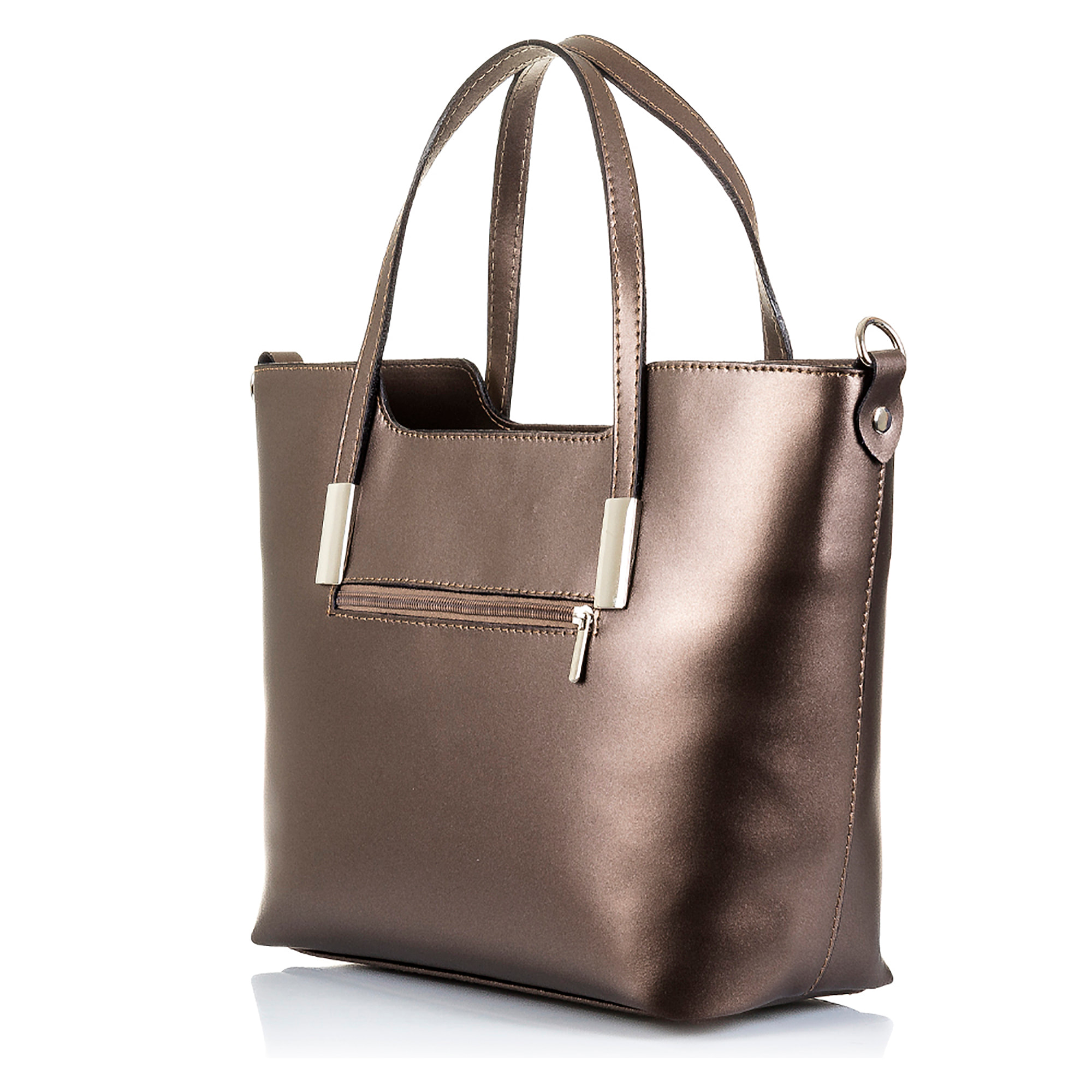 Filippa Borsa tote Donna.Pelle autentica Ruga