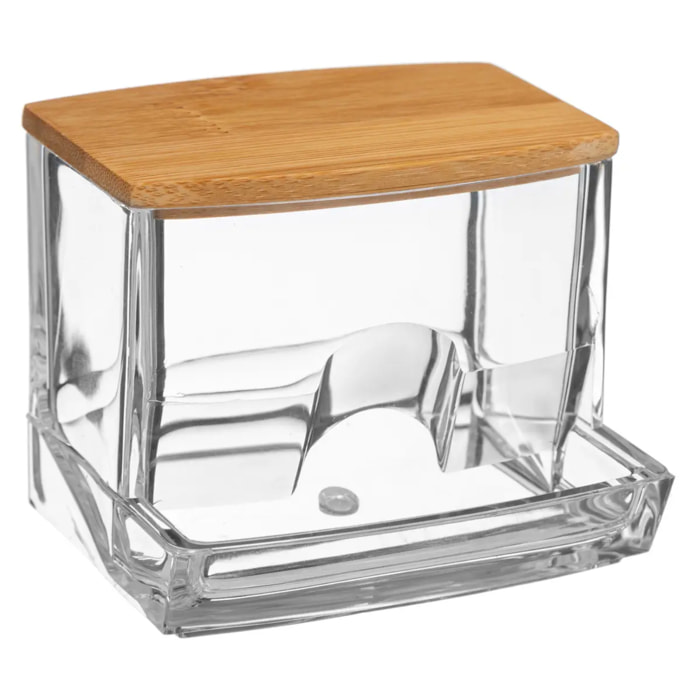 Distributeur à cotons-tiges Selena bambou