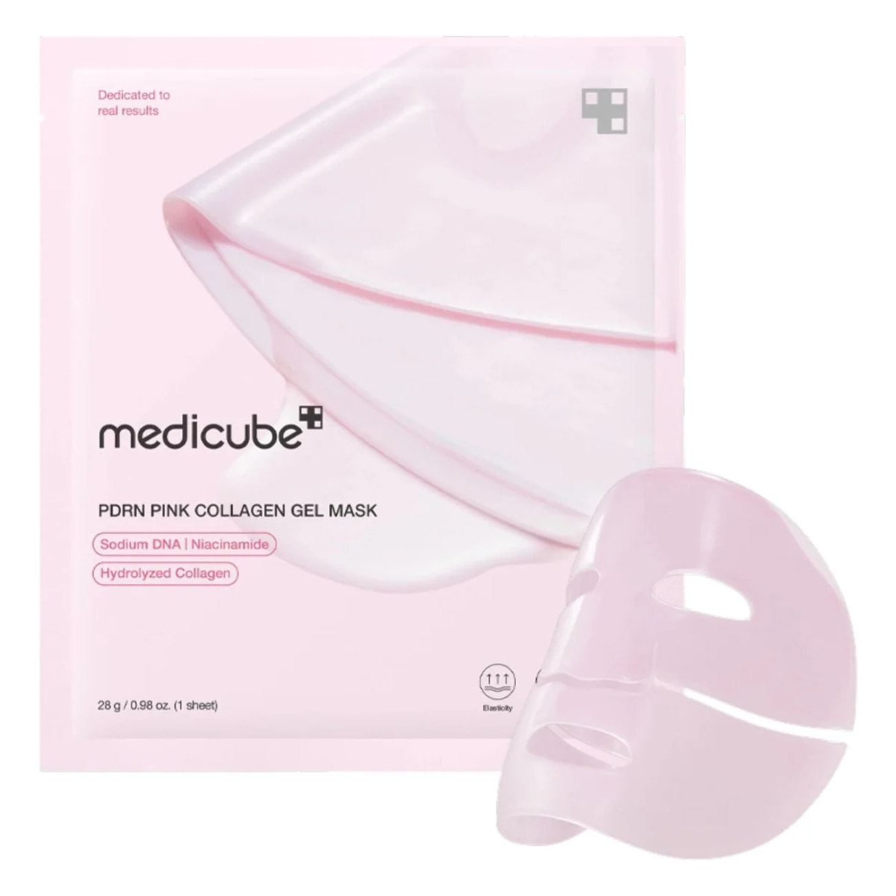 4x Mascarilla facial PDRN Pink Collagen Gel Mask Medicube 28 g