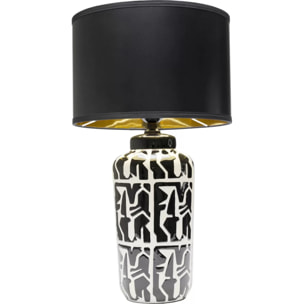 Lampe Artistico noire et blanche Kare Design