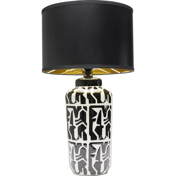 Lampe Artistico noire et blanche Kare Design