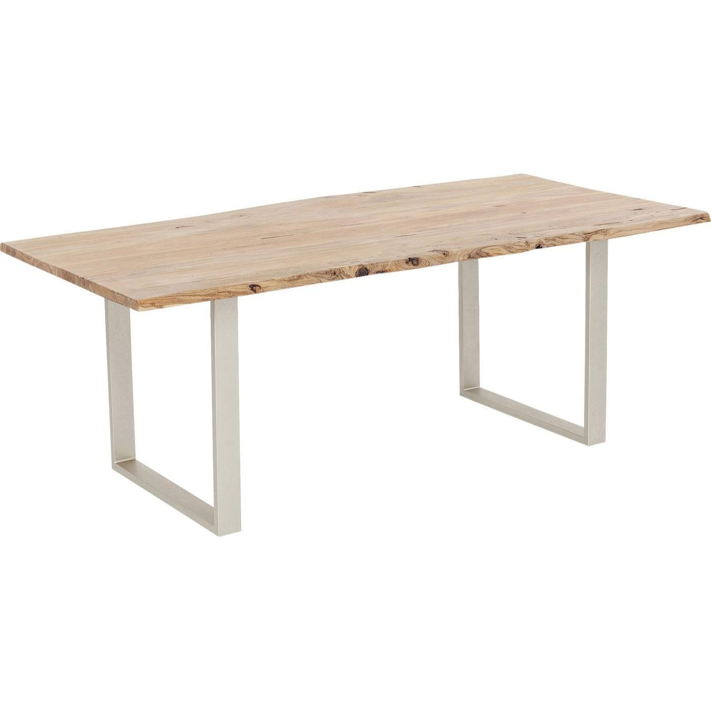 Table Harmony acacia argent Kare Design