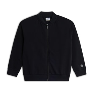 Felpa Zip stile Bomber da Bambina/Bambino in Cotone