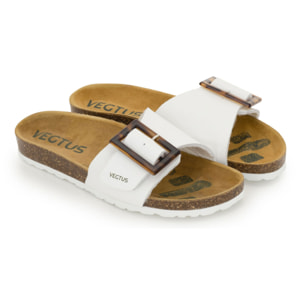 Chanclas para Mujer - VEGTUS Duna White