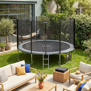 Trampoline 430cm avec pack d'accessoires VENUS XXL