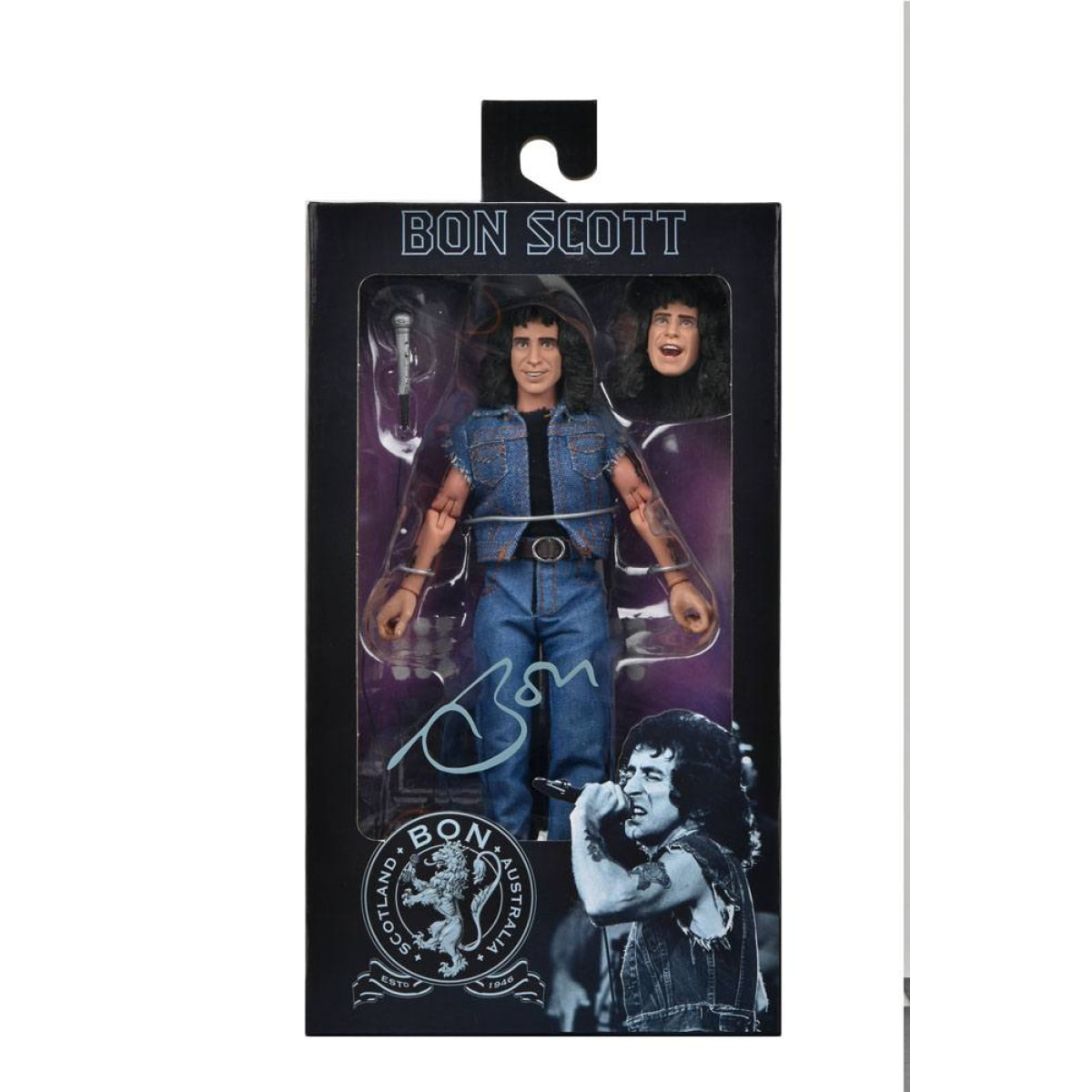 Ac/dc Clothed Action Figura Bon Scott (highway To Hell) 20 Cm Neca