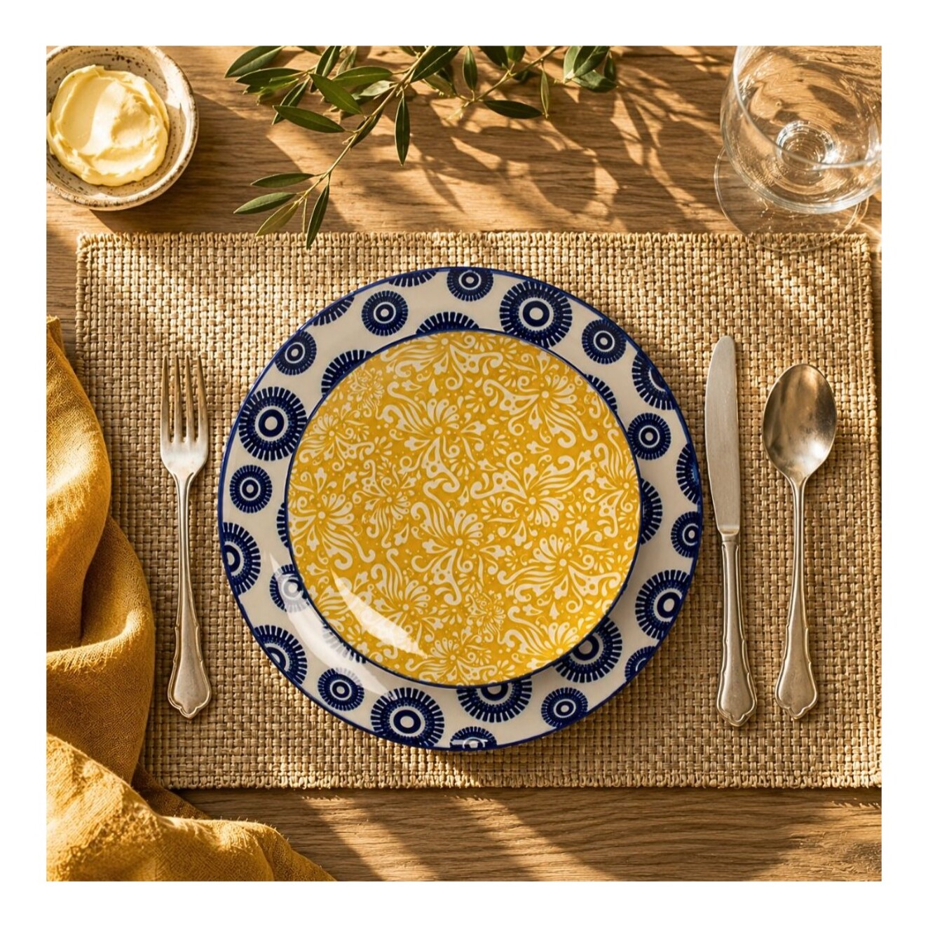 Lot de 6 assiettes à dessert design 2, SABAE