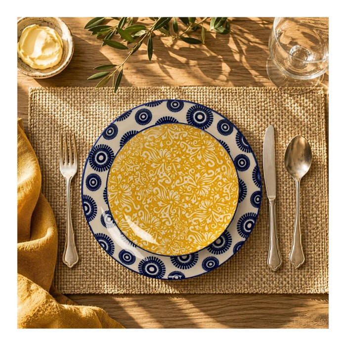 Lot de 6 assiettes à dessert design 2, SABAE