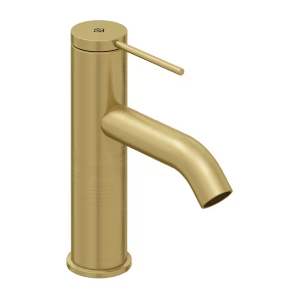 Mitigeur lavabo Grands Boulevards sans vidage Laiton brossé