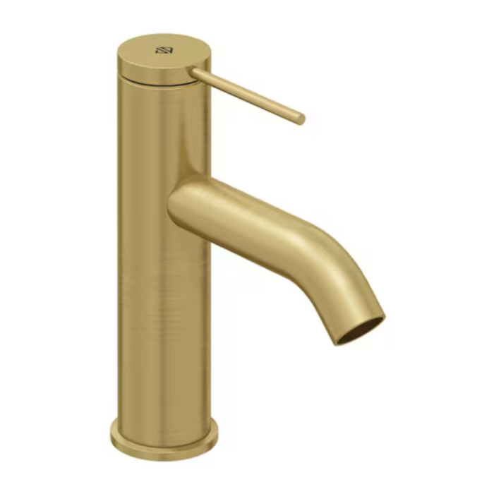 Mitigeur lavabo Grands Boulevards sans vidage Laiton brossé