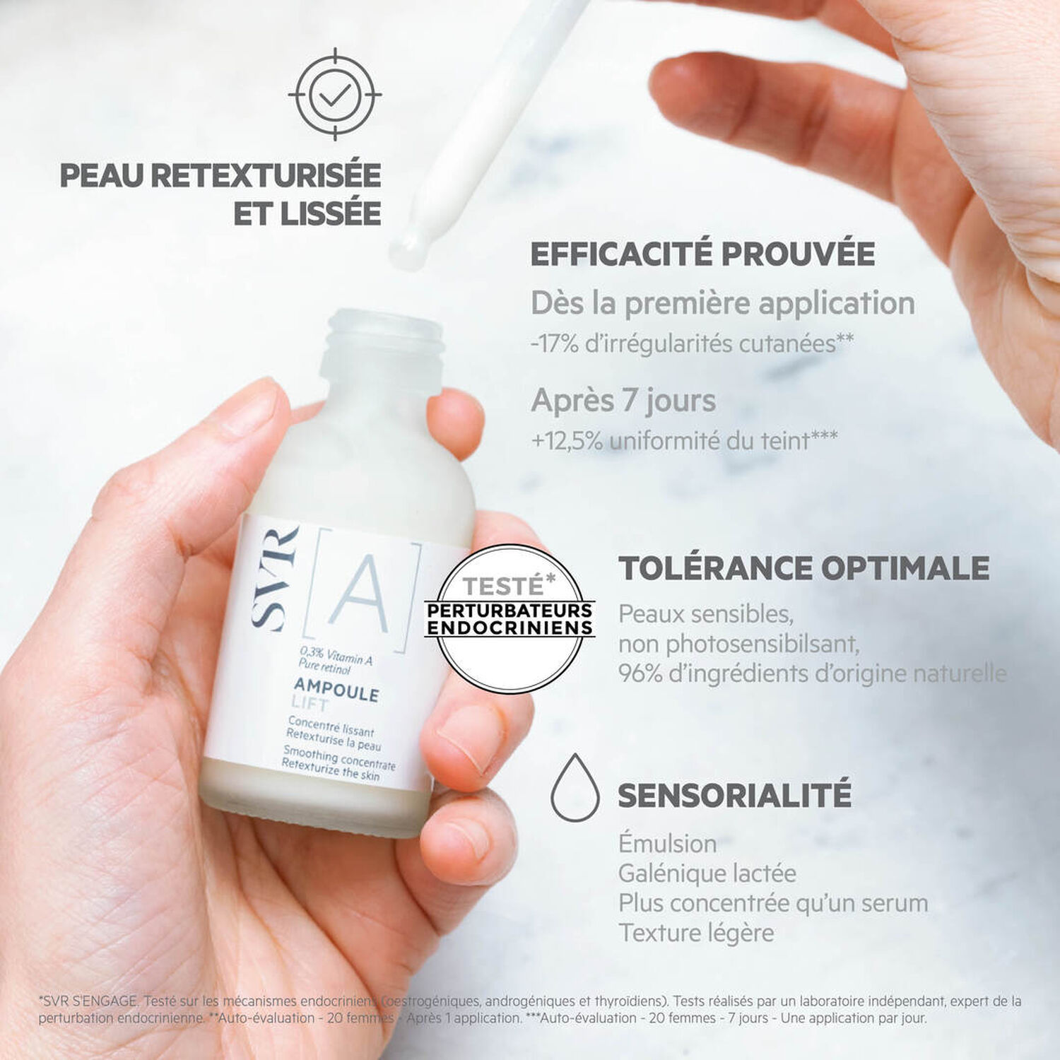 [A] Ampoule Lift - Concentré Lissant - Retexturisant, Anti-Rides 30 ml