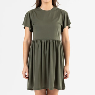 Camisón manga corta verde caceria