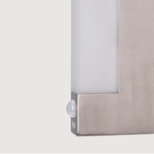 FORLIGHT Aplique Ip44 Litus With Sensor Led 5,3W 4000K Acero Inoxidable 420Lm