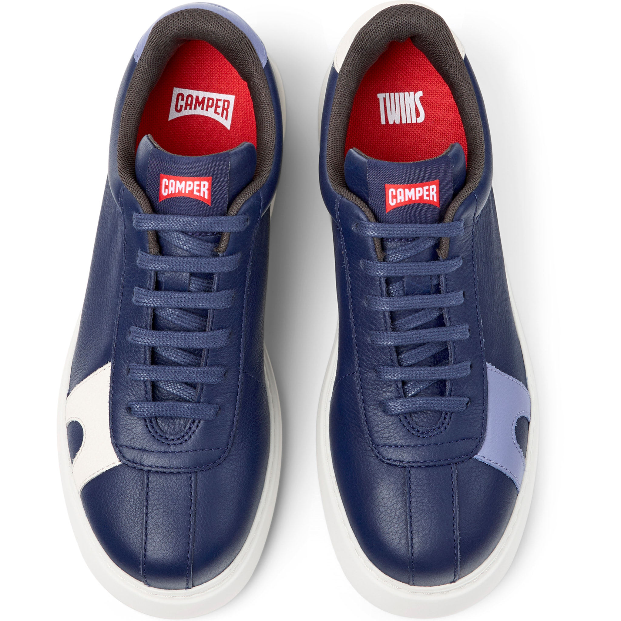 Zapatillas - CAMPER Runner K21 Twins - Azul - Cuero liso