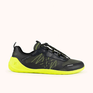 MUNICH FREESTEP 03 Zapatillas Barefoot Estilo Sport Negro y Amarillo Flúor