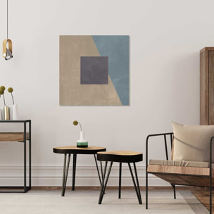 Tableau Soie bleue sarcelle Tableau plexiglas