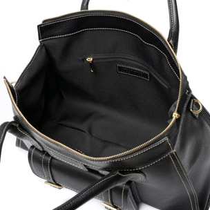 Bagaladi bolso tote mujer. Piel auténtica Dollaro.