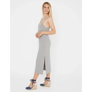 Vestido Midi Tirantes Gris - Efua