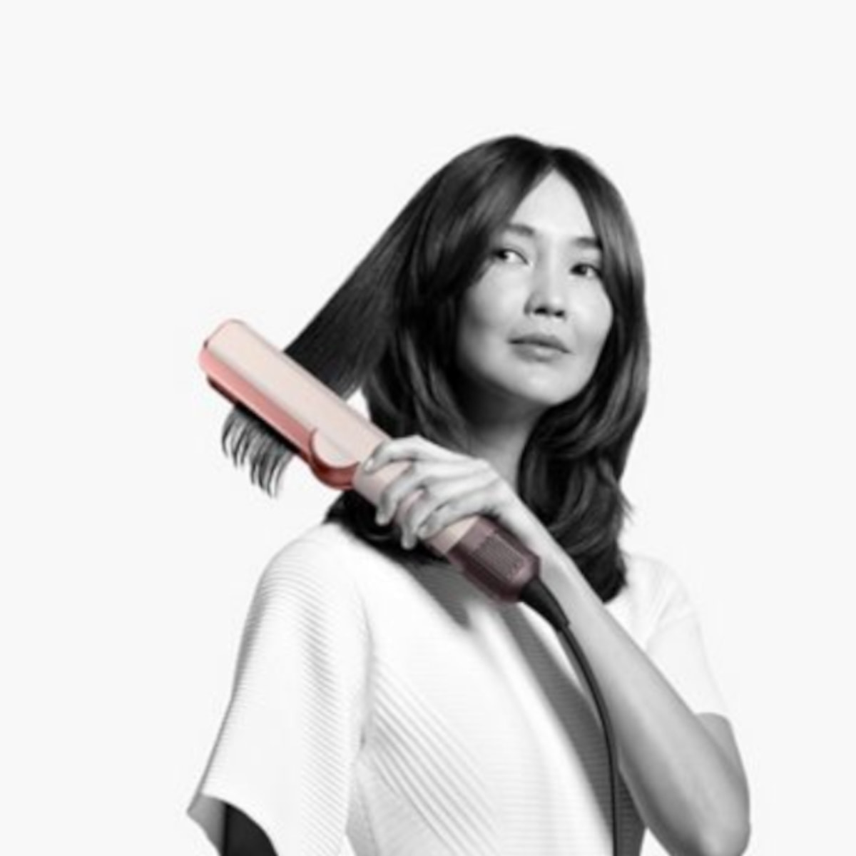 Piastra asciugacapelli Dyson Airstrait™ (Cipria e oro rosa) | Nuovo