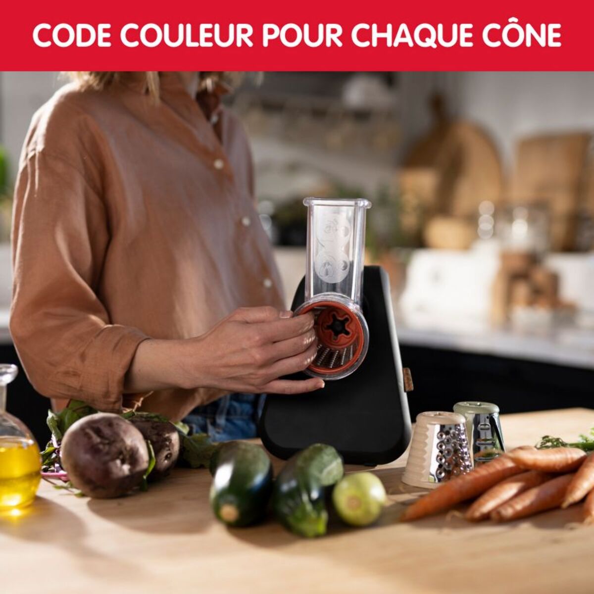 Rapeur trancheur MOULINEX DJ77EN10 FRESH EXPRESS ECO RESPECT