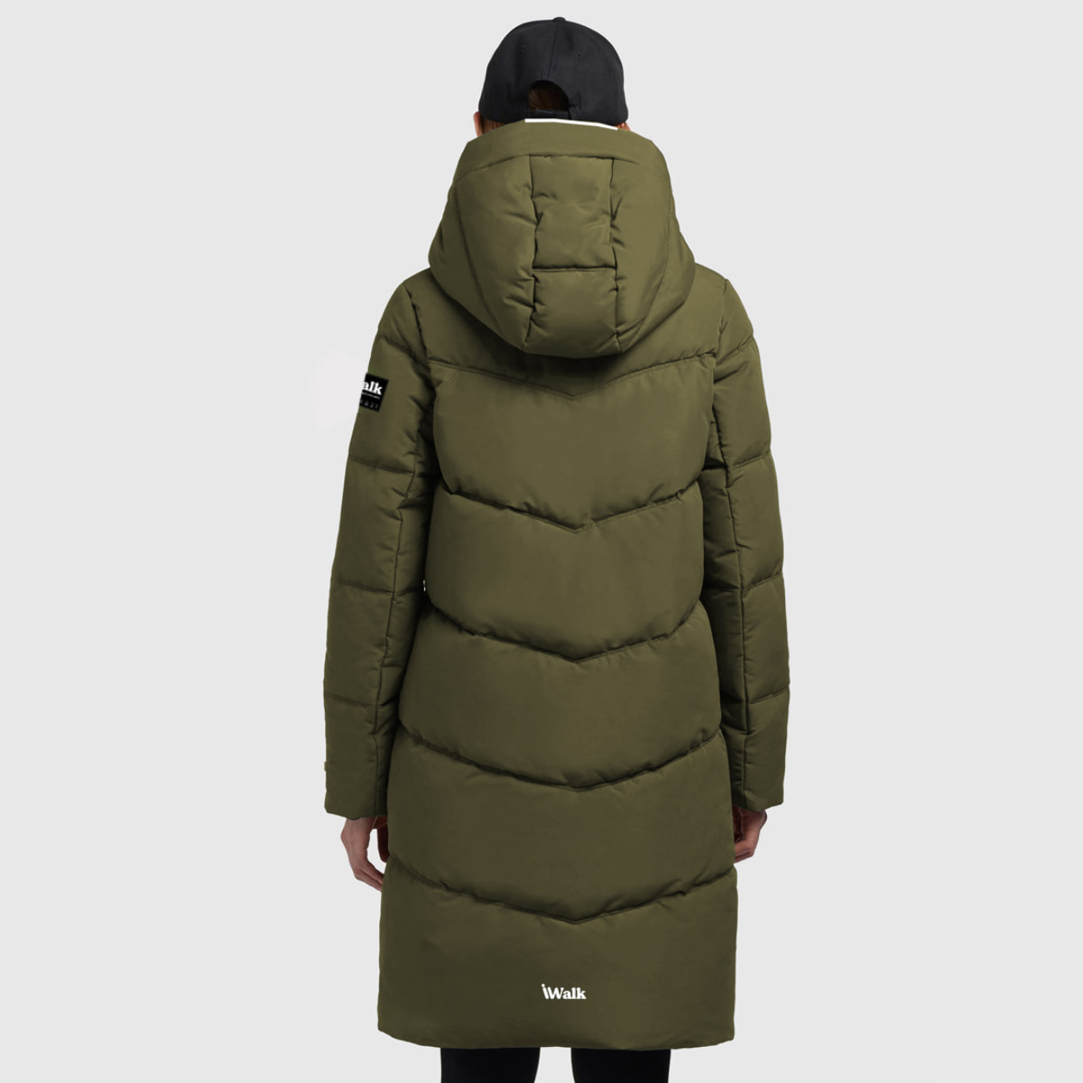 Chaqueta para mujer iWalk UrbanLong - Caqui
