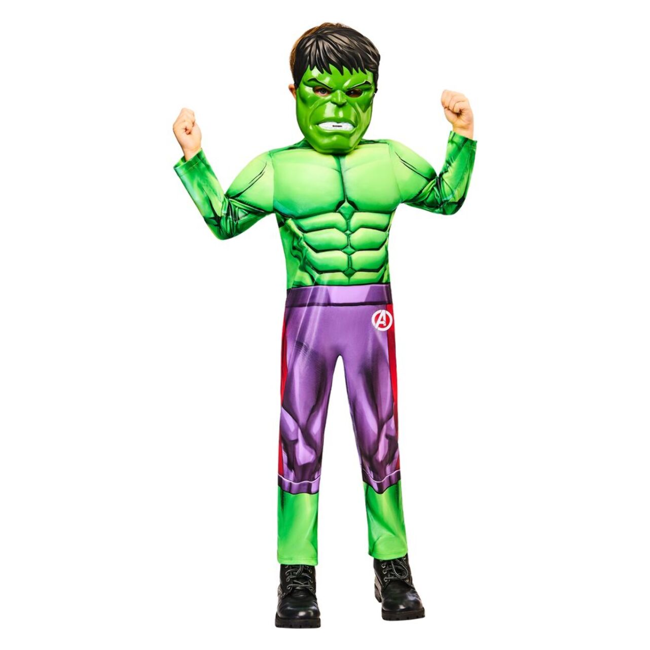 DISFRAZ HULK BLACK LINE INF