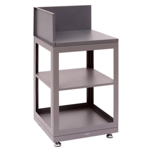 Module d'angle pour cuisine d'été Oxyana gris graphite