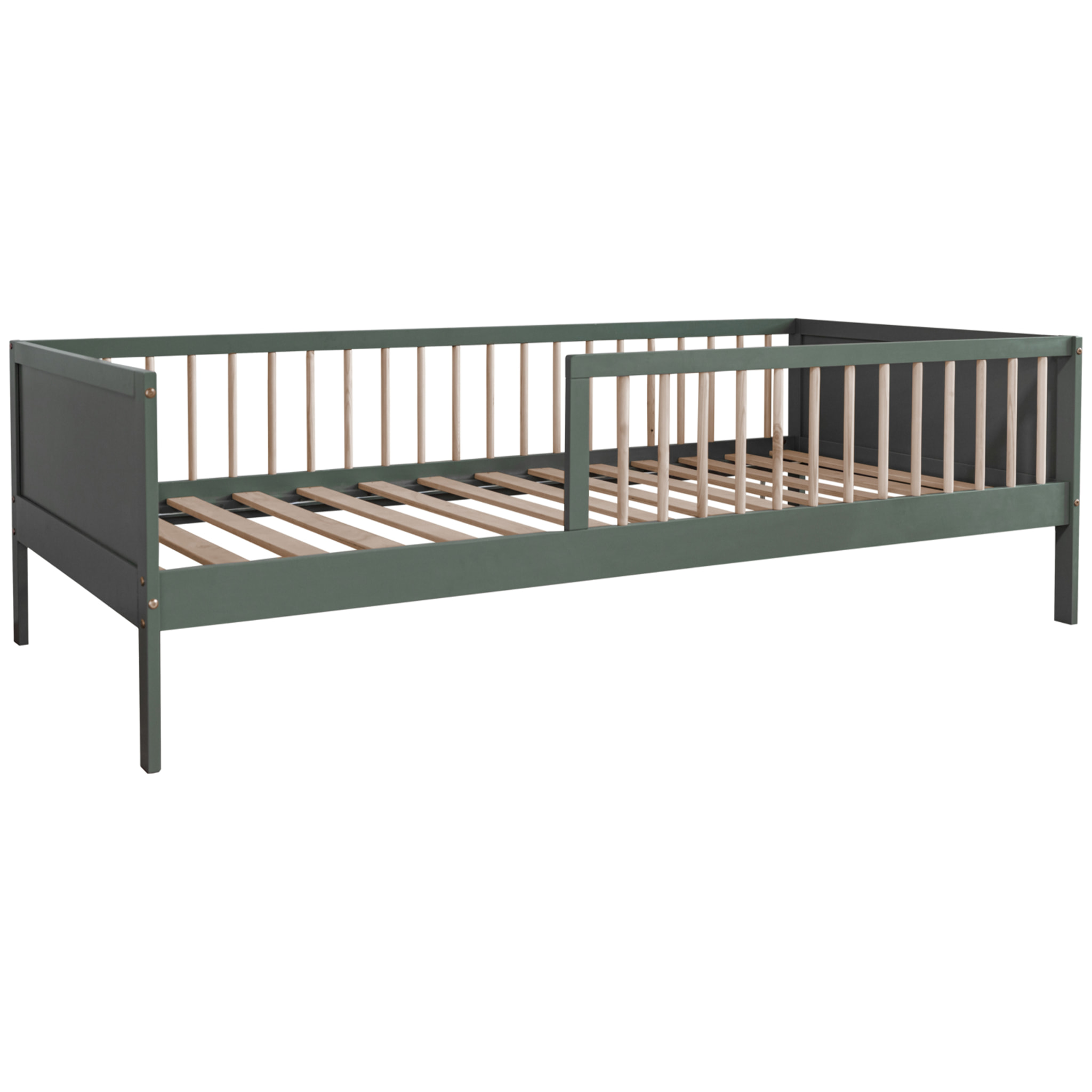 Lit pour enfant 190x90cm vert ADAM