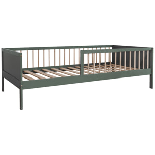 Lit pour enfant 190x90cm vert ADAM