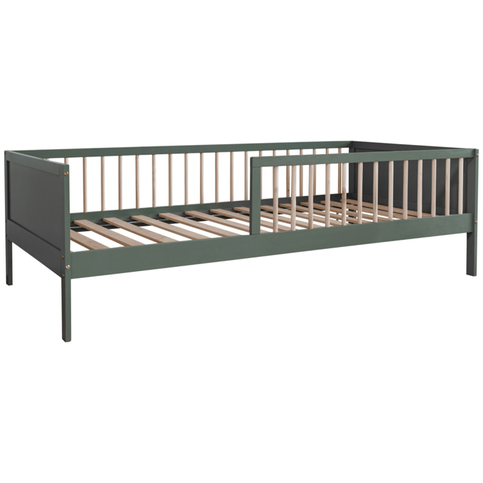 Lit pour enfant 190x90cm vert ADAM