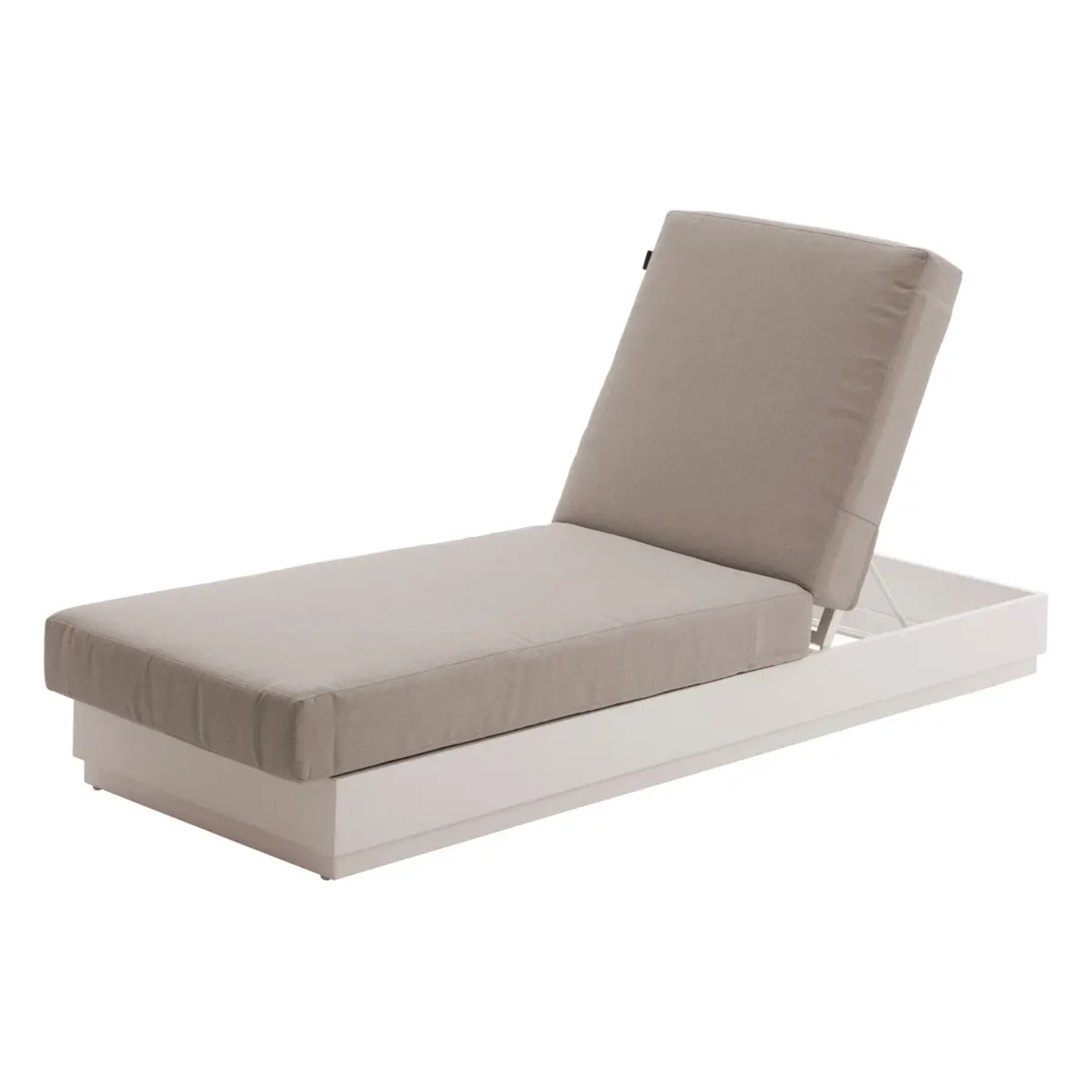 Lit de piscine "Allure" avoine polyester et aluminium
