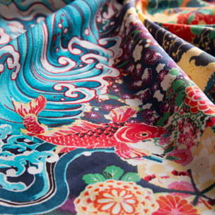 Nappe 140×240 Excelsa – Kimono, Coton Multicolore