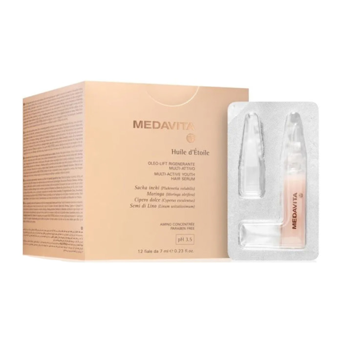 MEDAVITA Huile D'Etoile Oleo Lift Rigenerante Multi Attivo Fiale 12x7ml