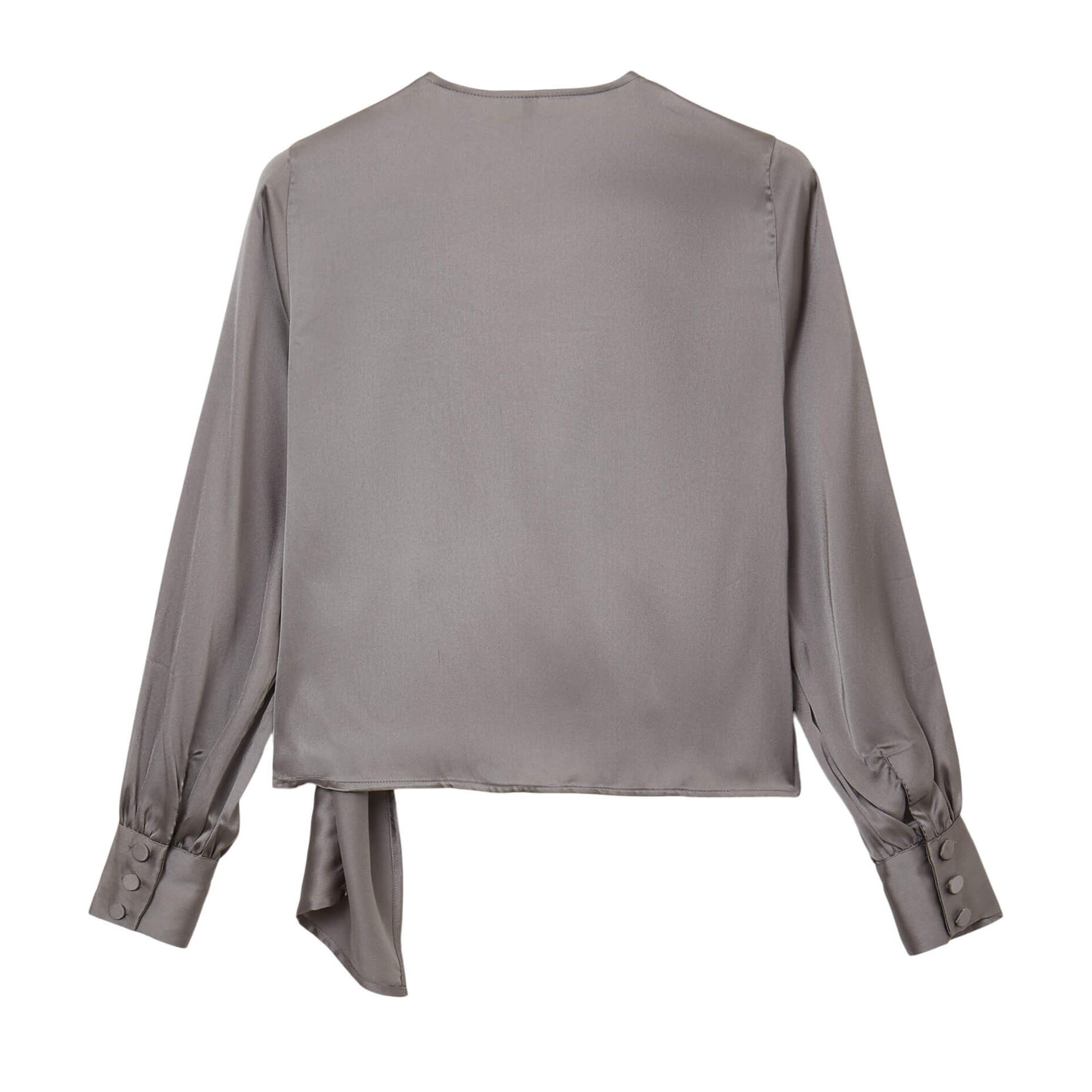 Blusa incrociata con fusciacca