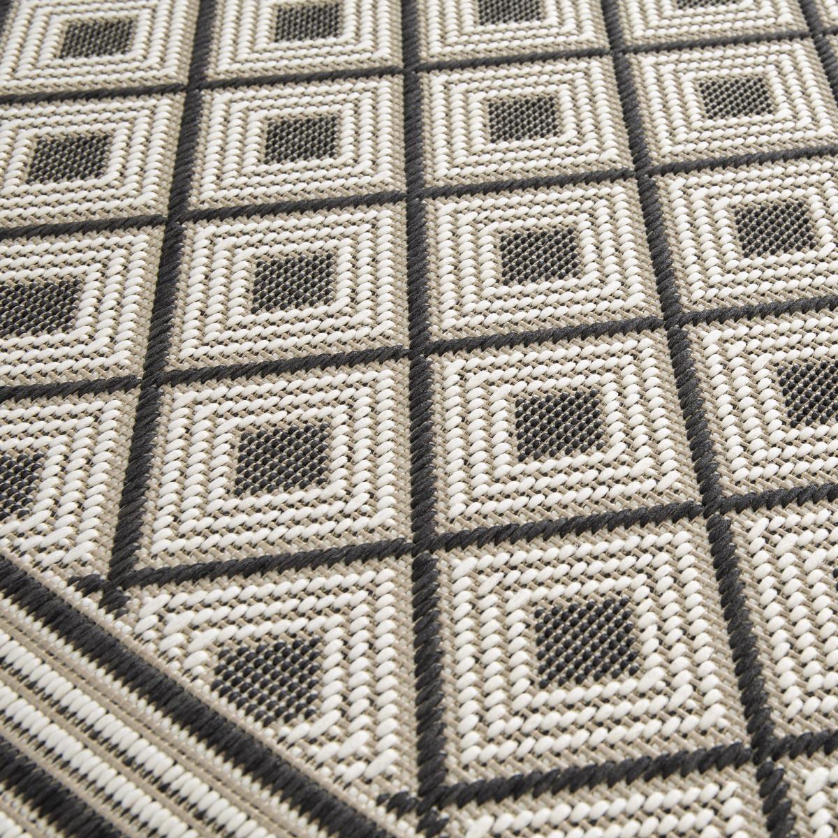 Tapis extérieur tissé kilim rectangle JOVI