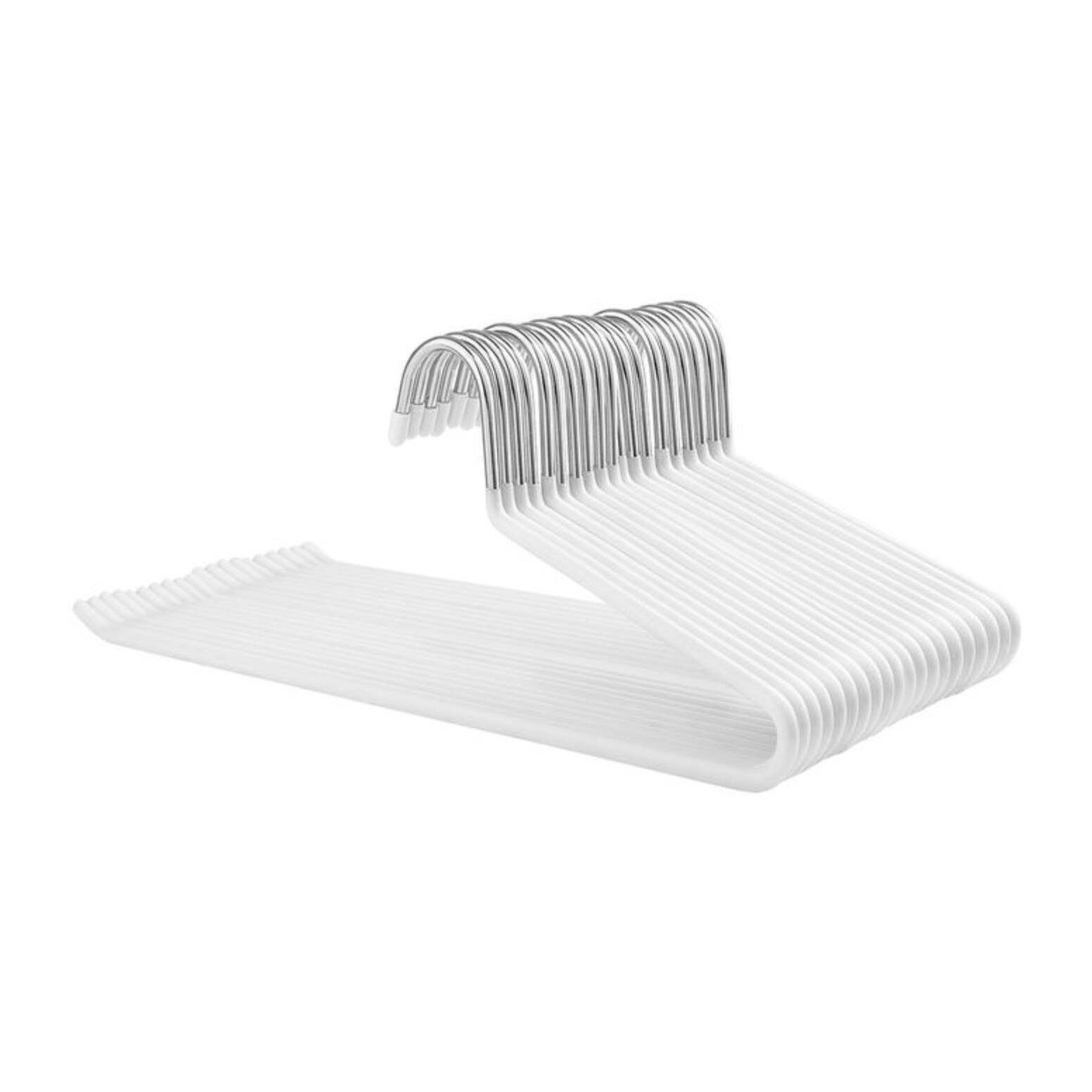 Set de perchas para pantalones con refuerzo - Antideslizante con recubrimiento de PVC