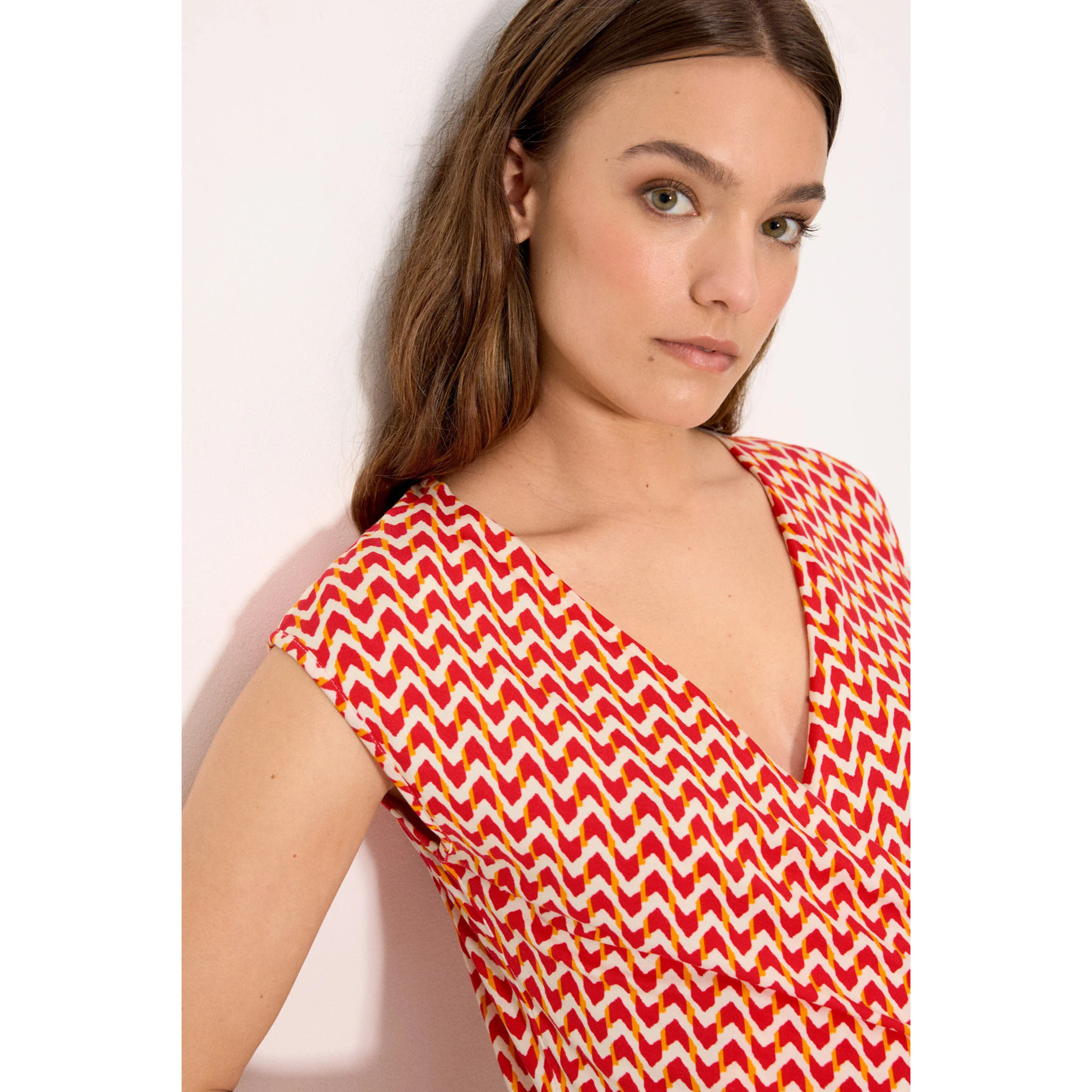 Vestito corto Arancio