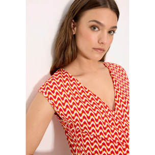 Vestito corto Arancio
