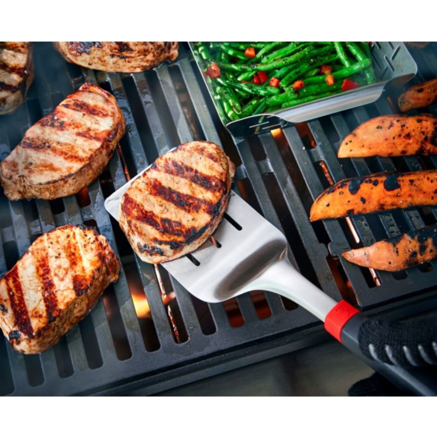 Ustensile barbecue WEBER 2 accessoires