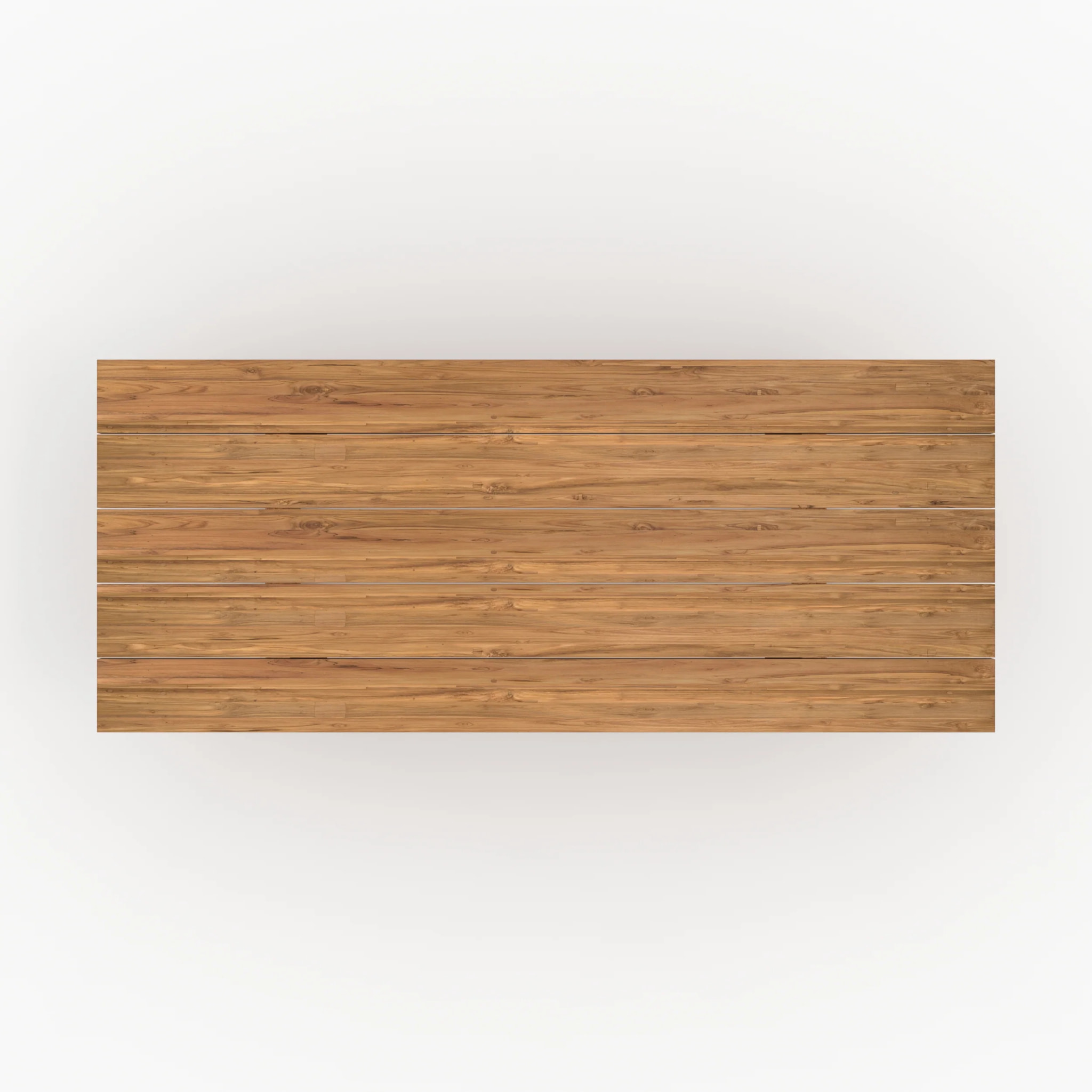 Table de jardin rectangulaire en bois de teck recyclé 10 personnes - Luma