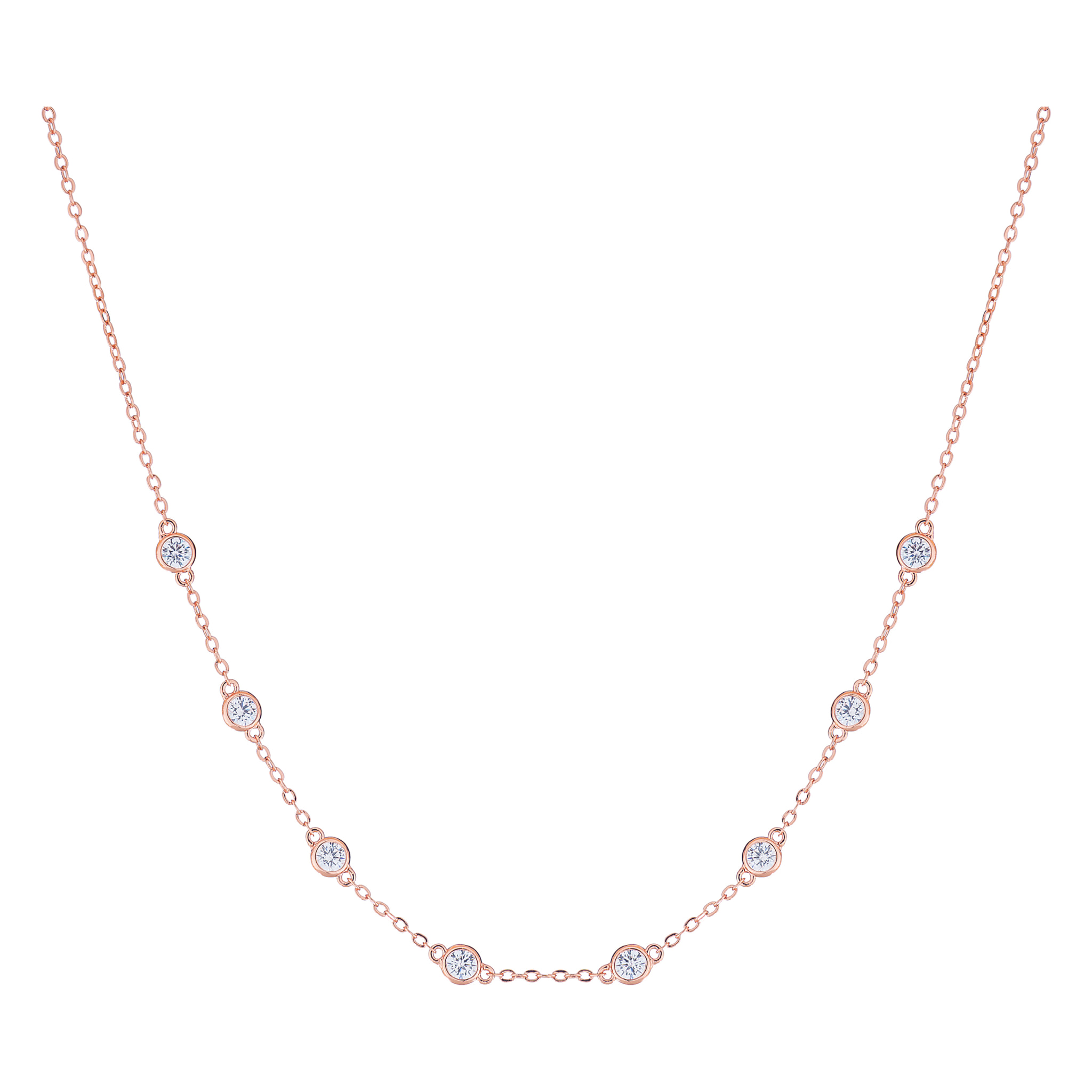 Collana U.S. Polo Assn. In metallo placcato oro rosa