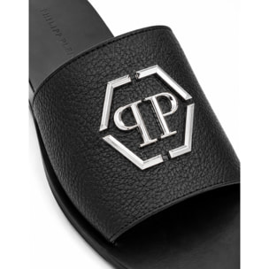 PHILIPP PLEIN Sandali piatti HEXAGON