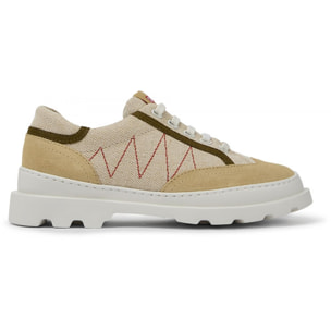 CAMPER Brutus - Zapatos de cordones Beige Mujer