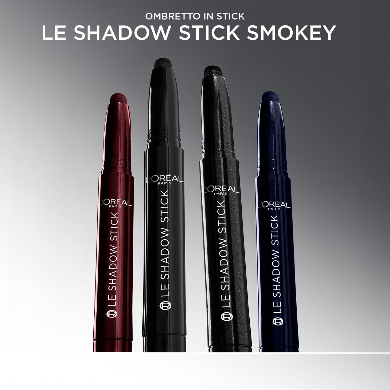 Ombretto 125 Starry Bordeaux Le Shadow Stick Smokey Colore Intenso Lunga Durata Facile da Sfumare