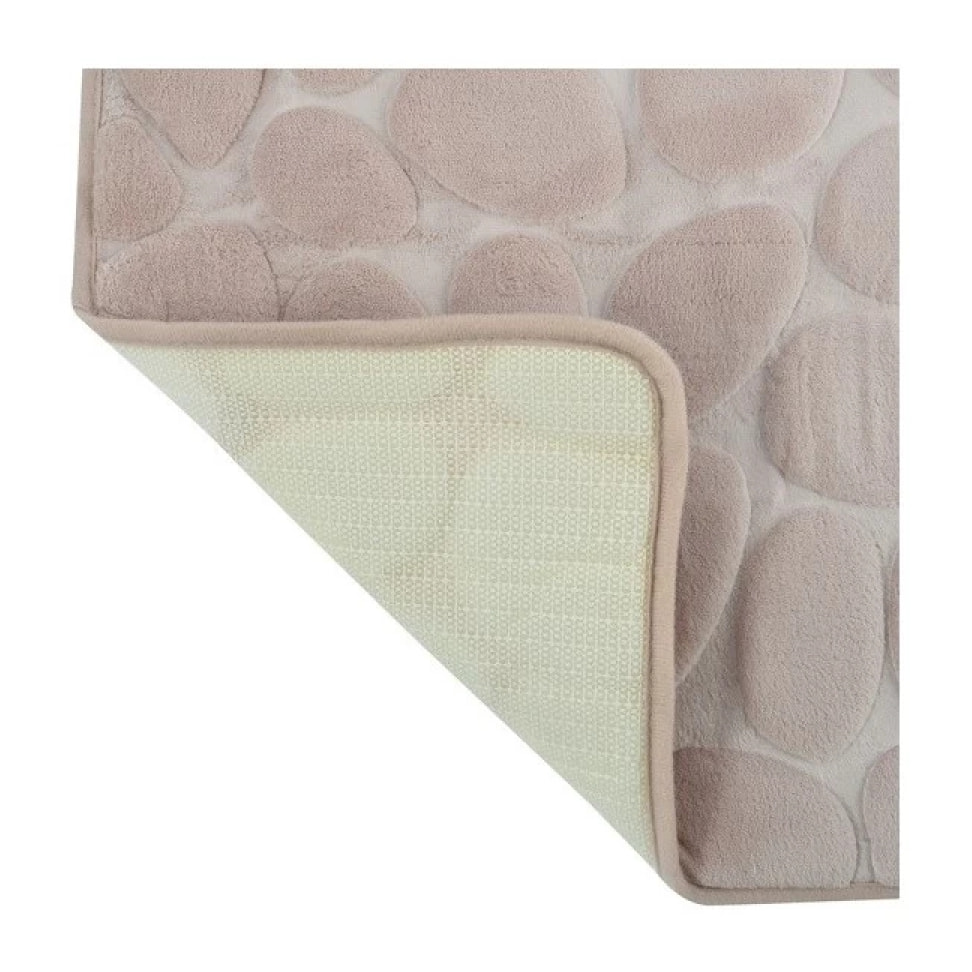 Tapis de bain Microfibre PEBBLE Beige MSV