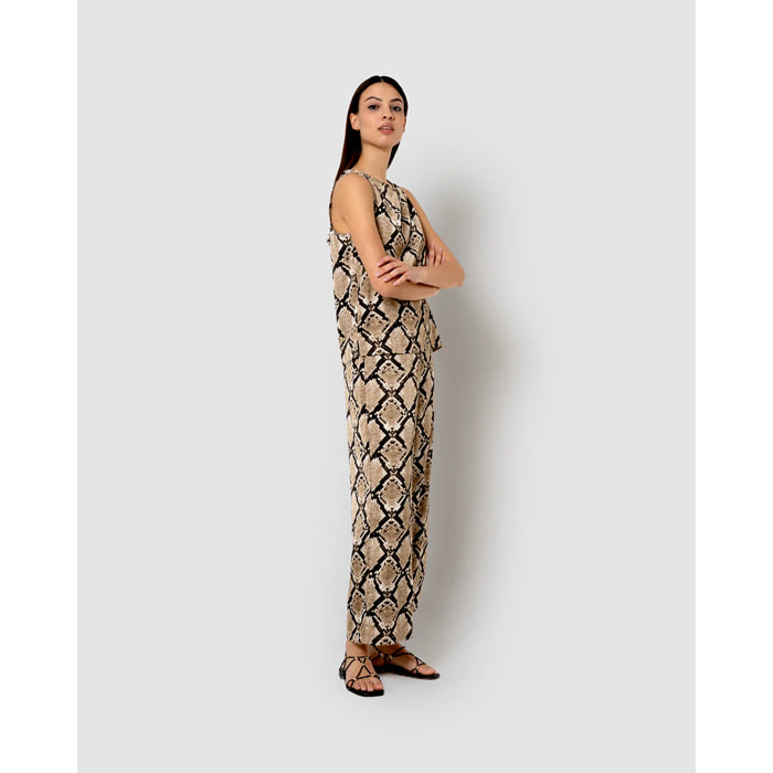 Set satinato brisa marrone