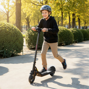 Trottinette électrique enfant écran LED lumières RGB 10 Km/h max. noir
