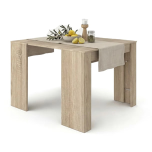 Mesa consola extensible en roble canadian 50-235x90 cm Denis Roble Canadian