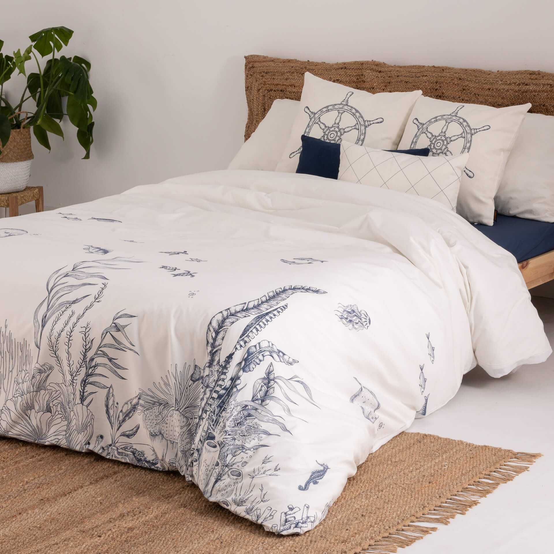 Housse de couette en 100% coton 157 fils Tamarit