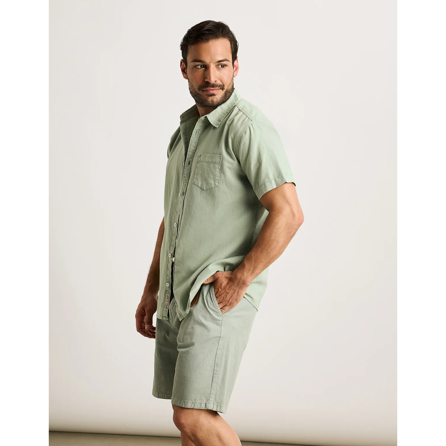 Camisa Manga Corta Verde - Folka